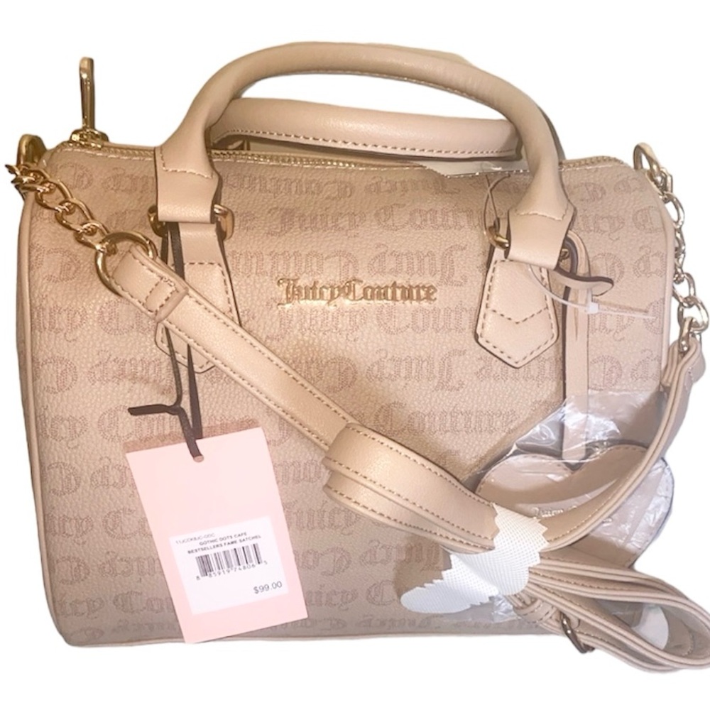 NWT JUICY COUTURE GOTHIC DOTS CAFE
BESTSELLERS FAME SATCHEL $99
